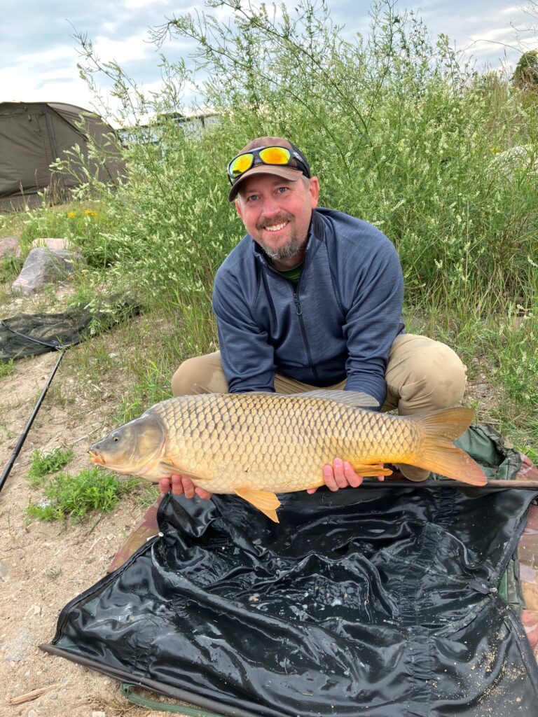 Private carp fishing swim on Last Mountain Lake Saskatchewan